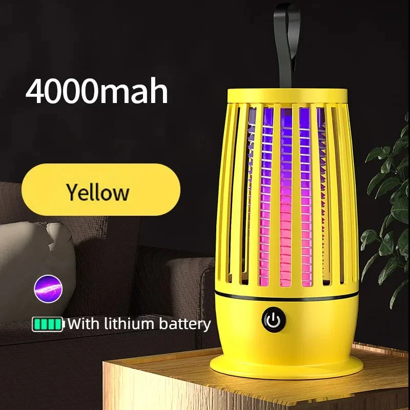 Lampe anti-moustiques électrique rechargeable par USB 2026, silencieux pour extérieur et intérieur – Image 6