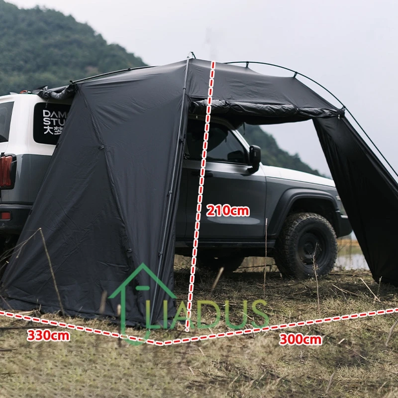Auvent latéral de voiture, hayon étanche, anti UV 300x330x210 – Image 6