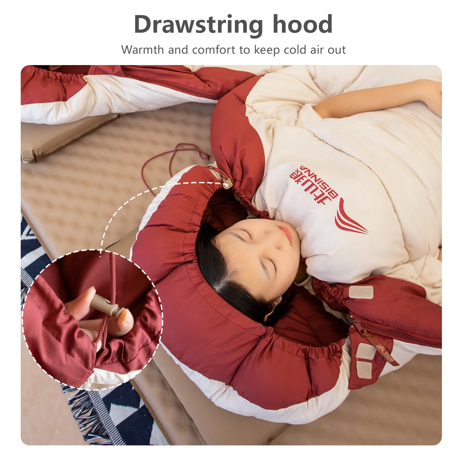 Sac de couchage XL imperméable pour adultes – Image 3