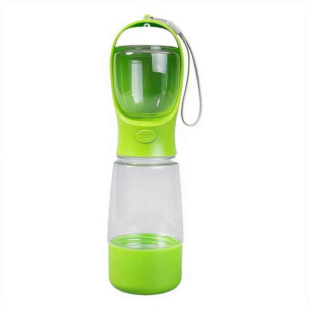 Bouteille d'eau portable 3-en-1 distributeur d'eau, de nourriture et sac a crotte – Image 12