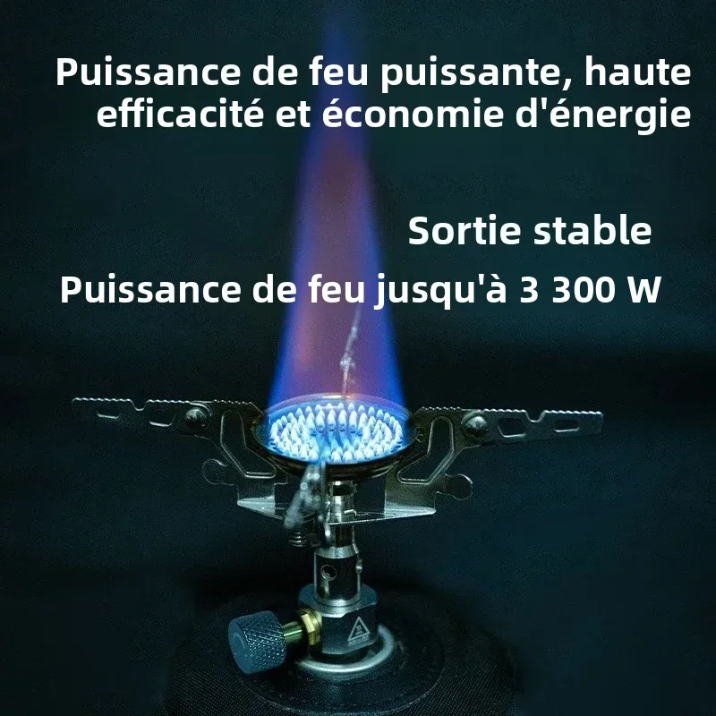 réfaud à gaz Mini brûleur haute puissance 3300 W pour cartouche MOUNTAINHIKER – Image 3