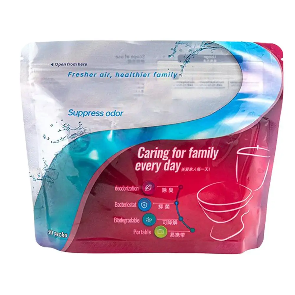 Lot de 30 poudres gel de toilette absorbantes écologiques toilettes portables – Image 7
