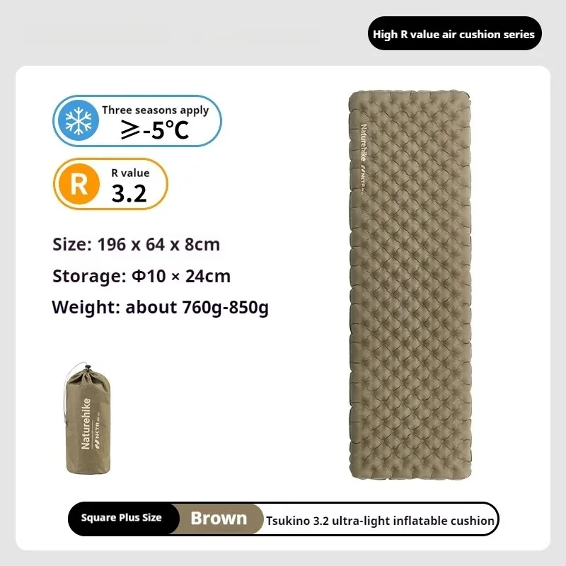 Matelas gonflable de camping couchage pliable ultraléger pour tente Naturehike R 5.8 – Image 17