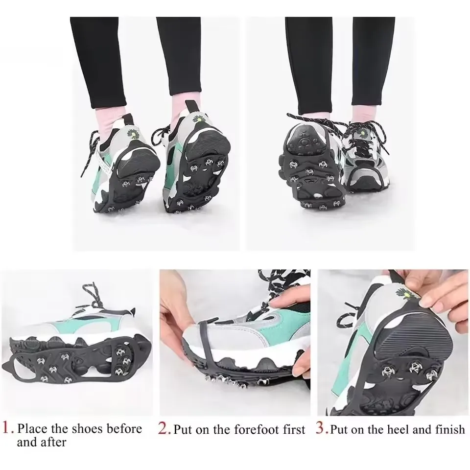 Crampons antidérapants 8 pointes en bouquets – Image 4