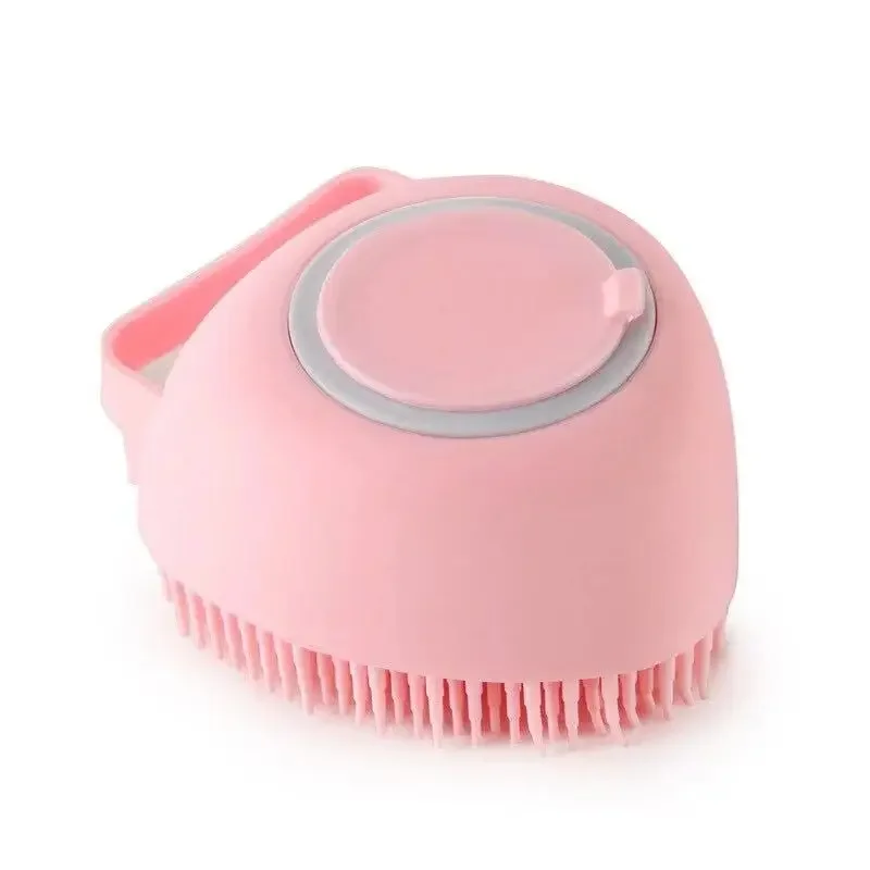 Brosse de bain en silicone pour chat/chien, brosse douce à remplissage – Image 10