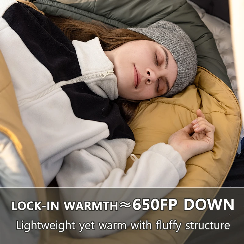 Sacs de couchage MG120 MG270 -2/~8℃ léger et imperméable Lavable en machine Naturehike MJ PRO – Image 4