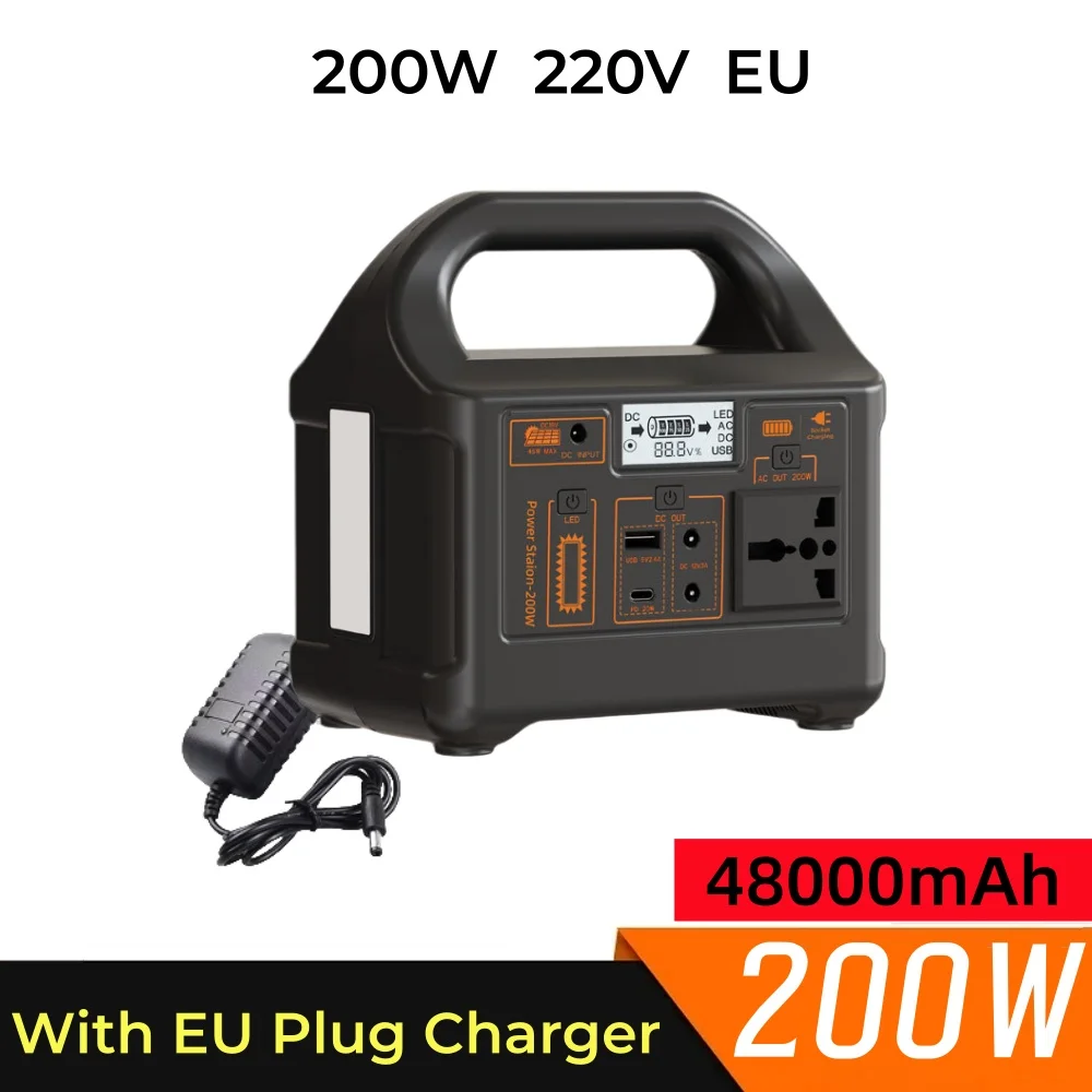 Générateur de centrale solaire portable r 300 W 500 W 110 V 220 V LED B Camping en plein air jsdsola – Image 11