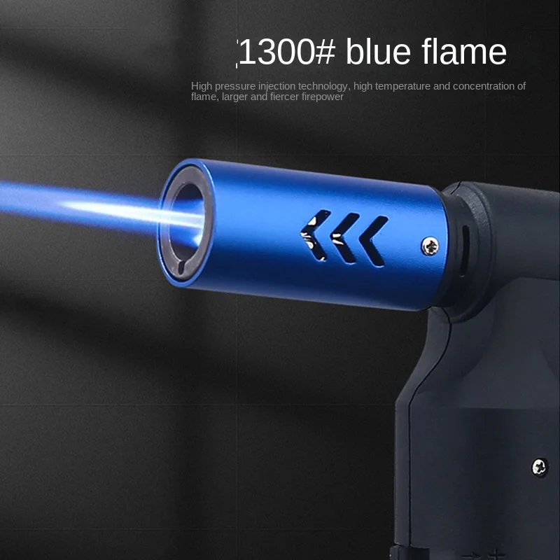 Briquet à gaz à jet de flamme bleu pour pistolet pulvérisateur résiste au vent – Image 2