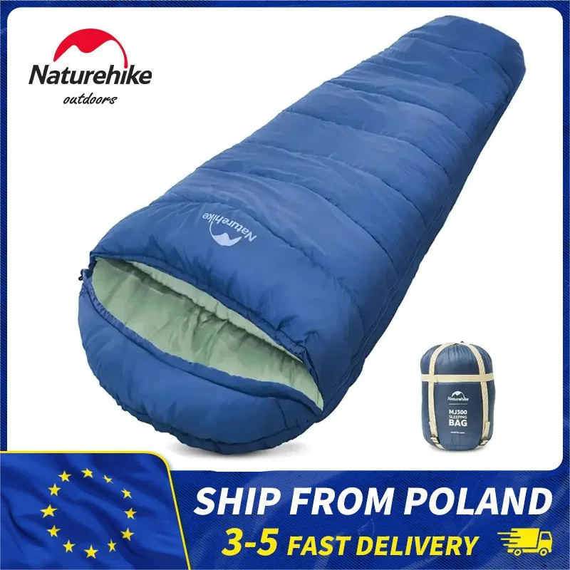 Sac de couchage de camping ultralégers imperméables 0℃/+5℃ 4 saisons Naturehike MJ300 MJ600