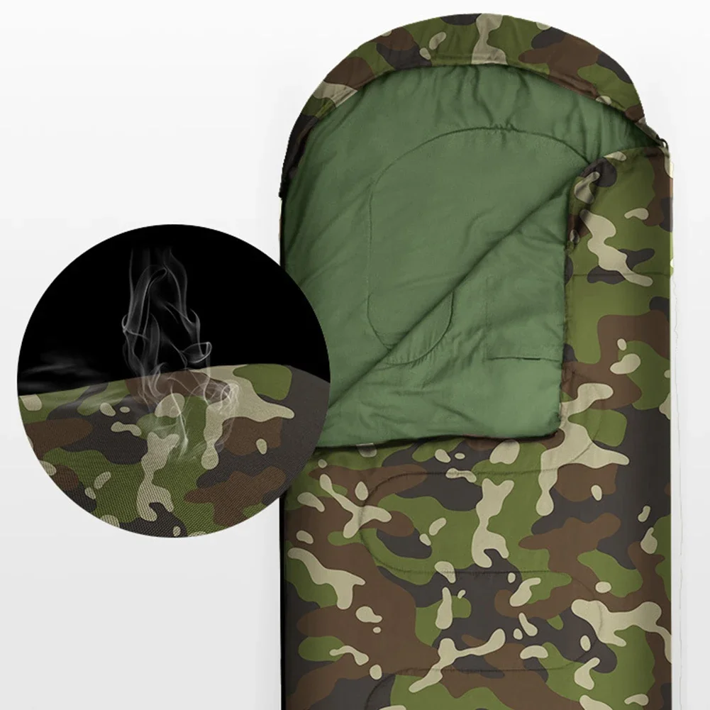 Sac de couchage camouflage 1 personne 4 saisons 0°/-10°C – Image 2