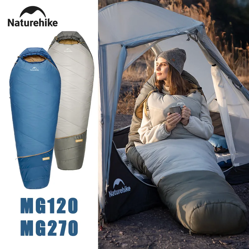 Sacs de couchage MG120 MG270 -2/~8℃ léger et imperméable Lavable en machine Naturehike MJ PRO