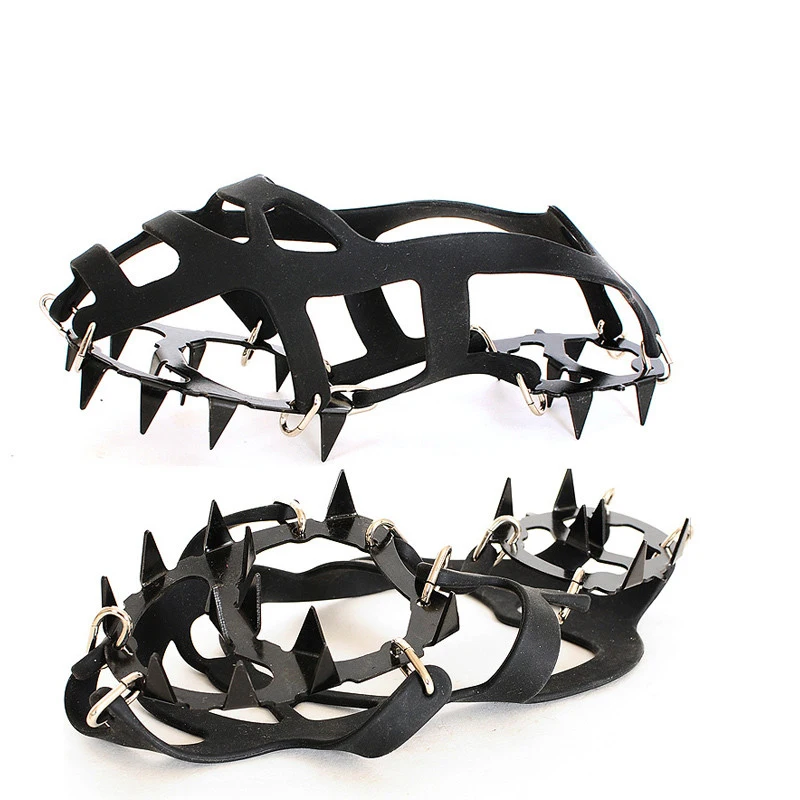 crampons 18 dents neige/glace toutes chaussures fermées – Image 4