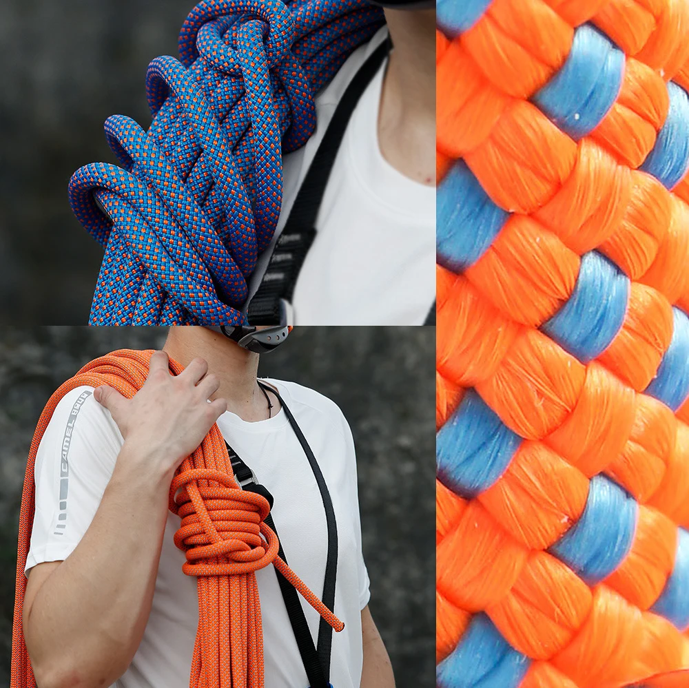 Corde de sécurité en polyester haute résistance 5 m Φ : 16 mm
