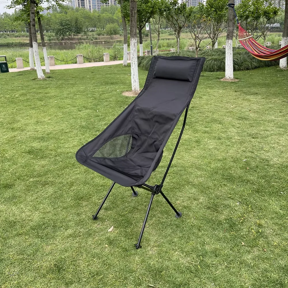 Chaise pliante Chaise légère portable ultra-légère et amovible Siège allongé pliable Pêche Camping Maison BBQ Jardin Randonnée – Image 14