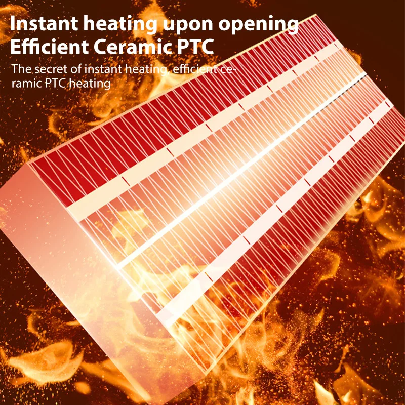 Chauffage électrique Portable 500W PTC – Image 11