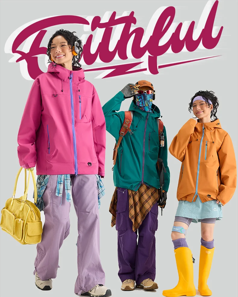 Veste à capuche de randonnée unisexe imperméable, coupe-vent d'automne – Image 14