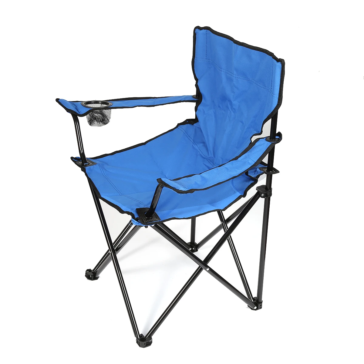 Chaise Camping Pliante avec accoudoire et porte verre 50×50×80 cm – Image 9