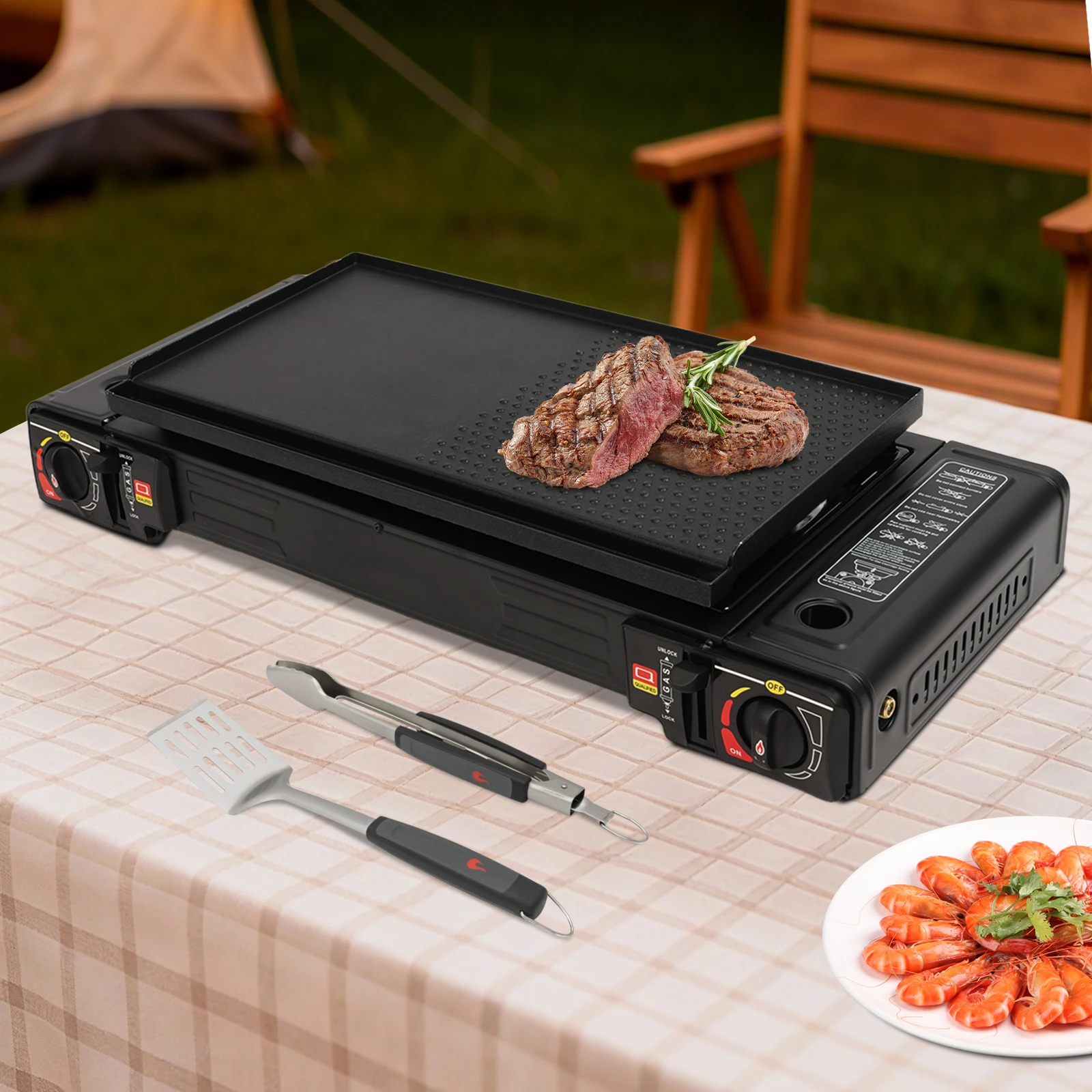 Réchaud de Camping Portable à 2 brûleurs – Image 8