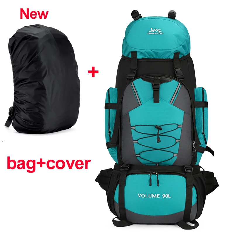 Sac à dos imperméable grande capacité 90 L randonnée camping sport de plein air plutôt hommes – Image 11
