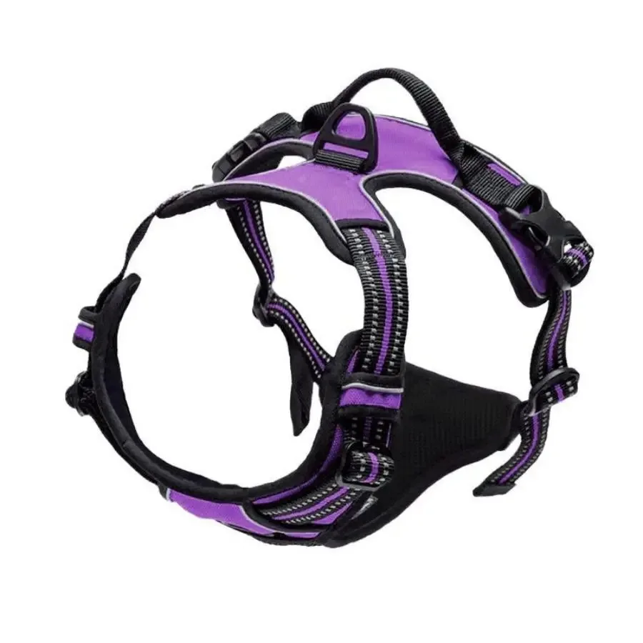 Dog Collars Harness Big Vests Leash Pet Shop Everything for Dogs Leather Puppy Accessories Medium Small Set – Image 12