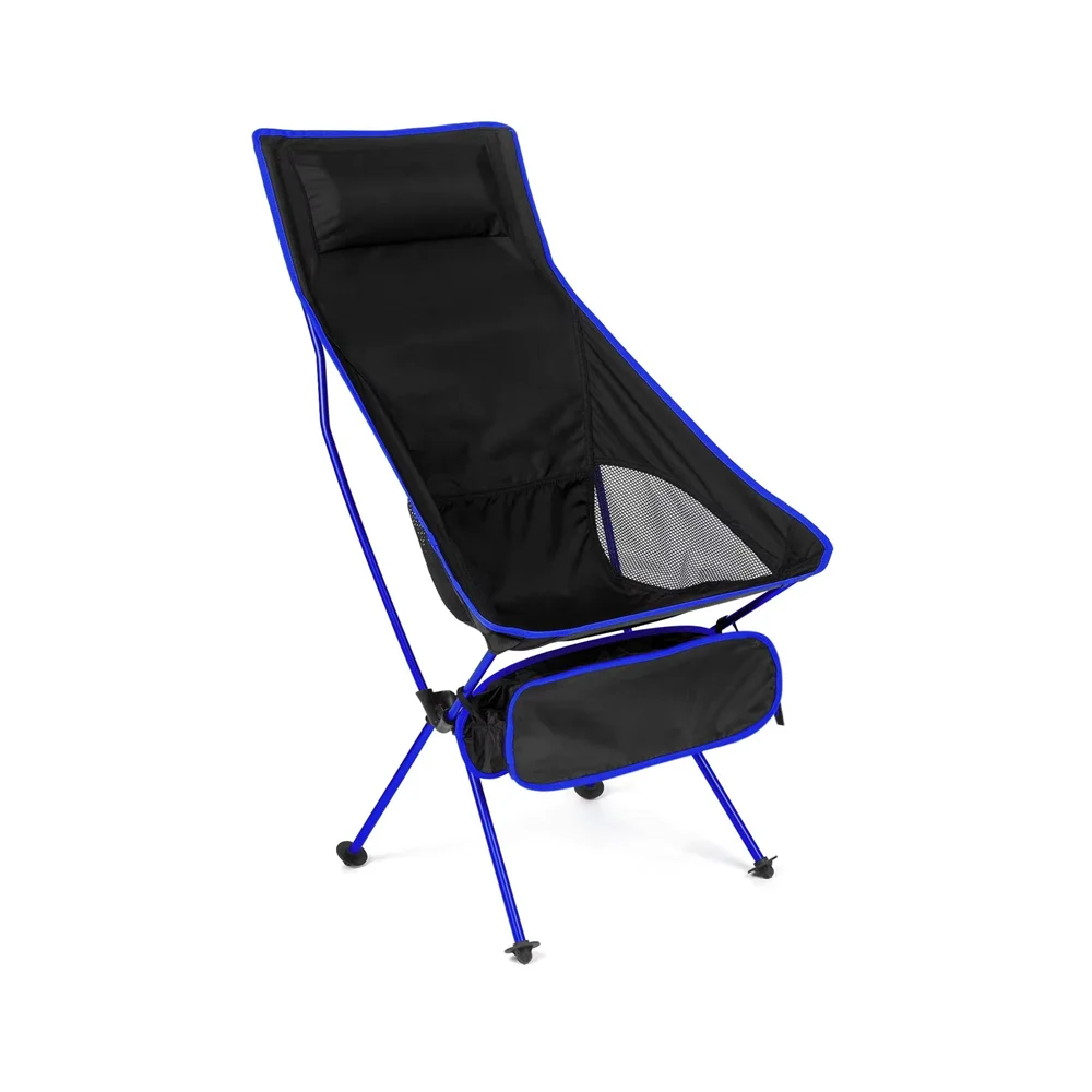 Chaise pliante Chaise légère portable ultra-légère et amovible Siège allongé pliable Pêche Camping Maison BBQ Jardin Randonnée – Image 11