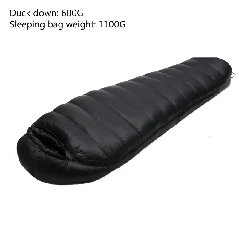 Sac de couchage ultra léger en duvet d'hiver et d'automne 400 g, 1 200 g 0 à -10 – Image 14
