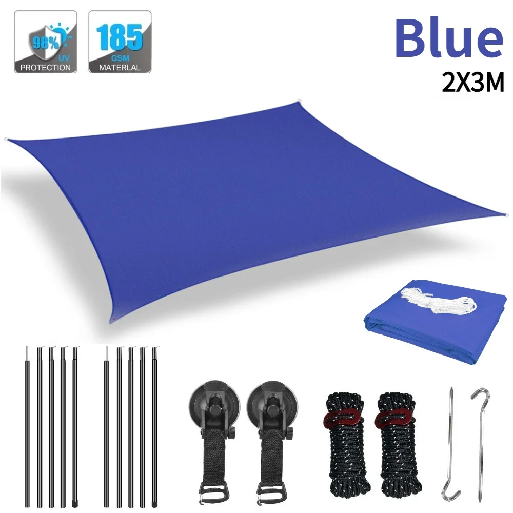 Auvent de voiture abri solaire imperméable, anti-UV – Image 13
