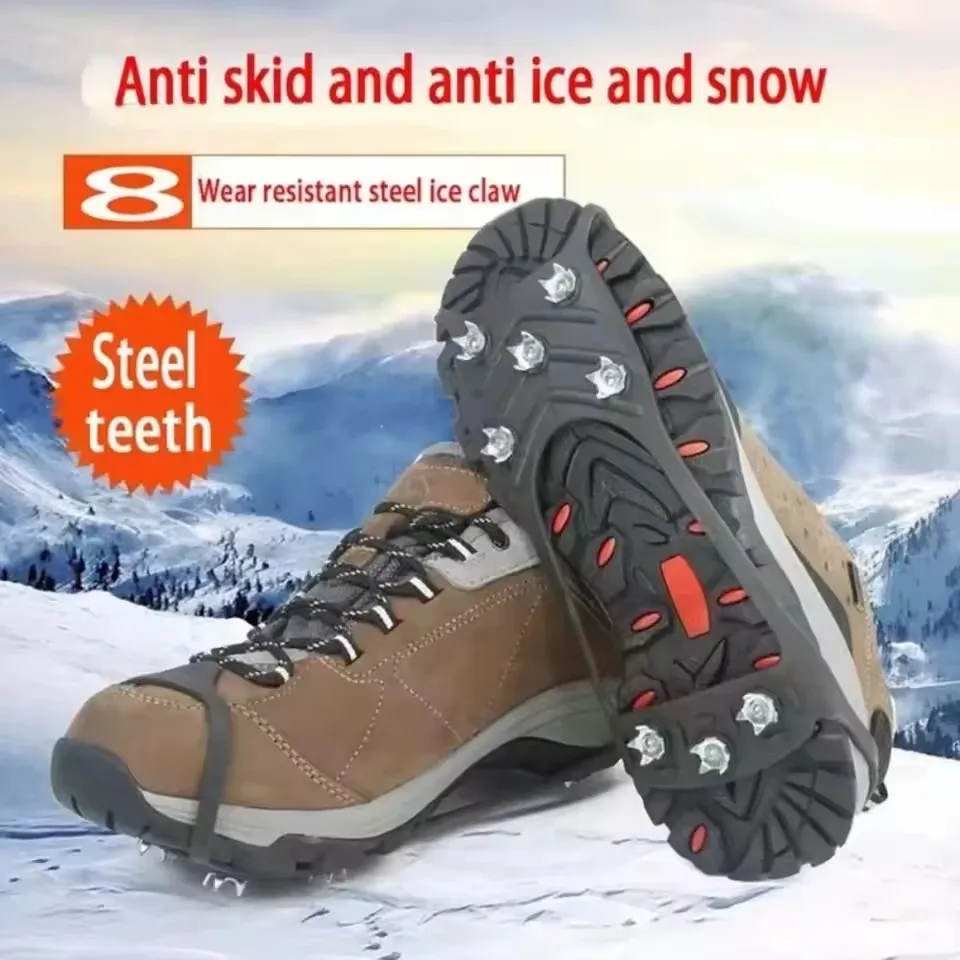 Crampons antidérapants 8 pointes en bouquets – Image 3