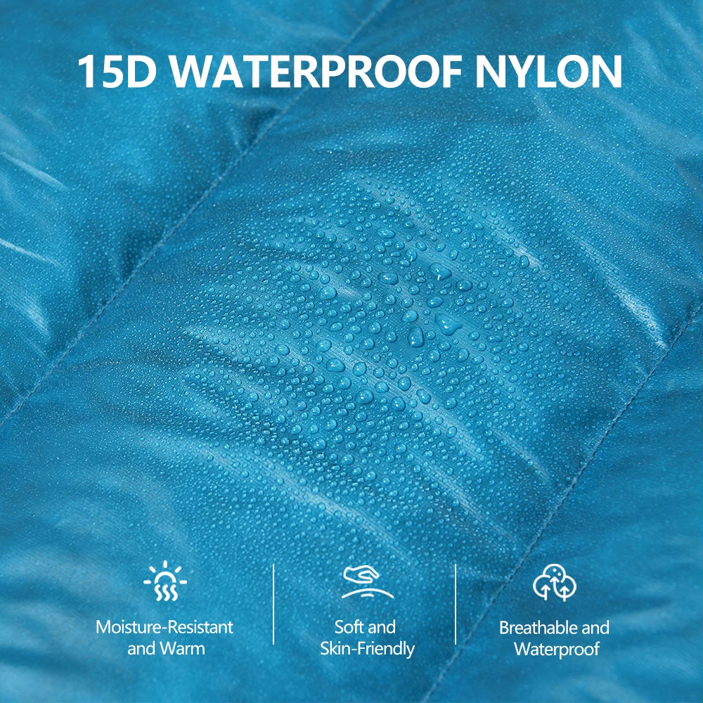 Couette de couchage en duvet de canard ultraléger 0/-10/-20°C WIDESEA 800FP – Image 3