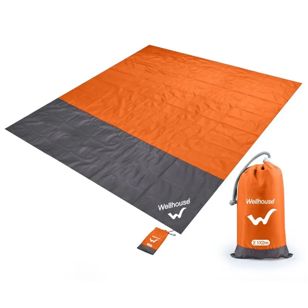 Tapis/couverture/Bâche de sol imperméable 200*210 cm de poche ultralégère avec sac WELLHOUSE