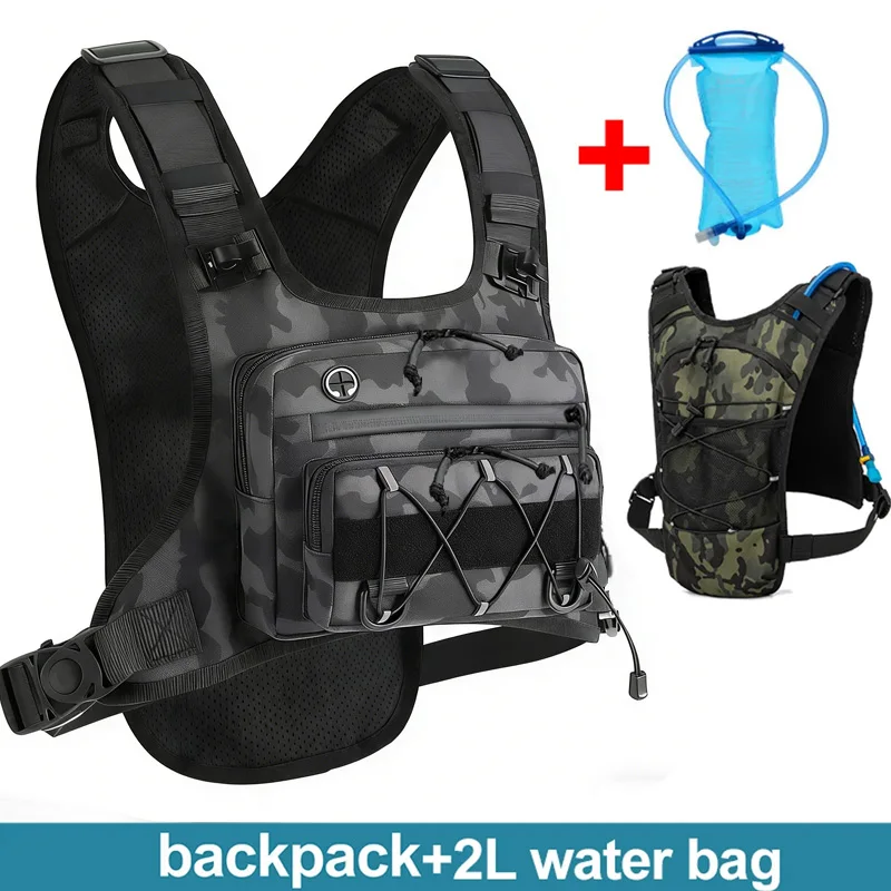 Sac dos course d'hydratation cyclisme, randonnée, course à vélo, marathon, homme, femme – Image 7