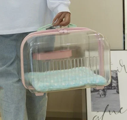 Valise/caisse de transport de chats/animaux pratique pour sortir, deux ou trois chats, valise pour chien ventilée – Image 6