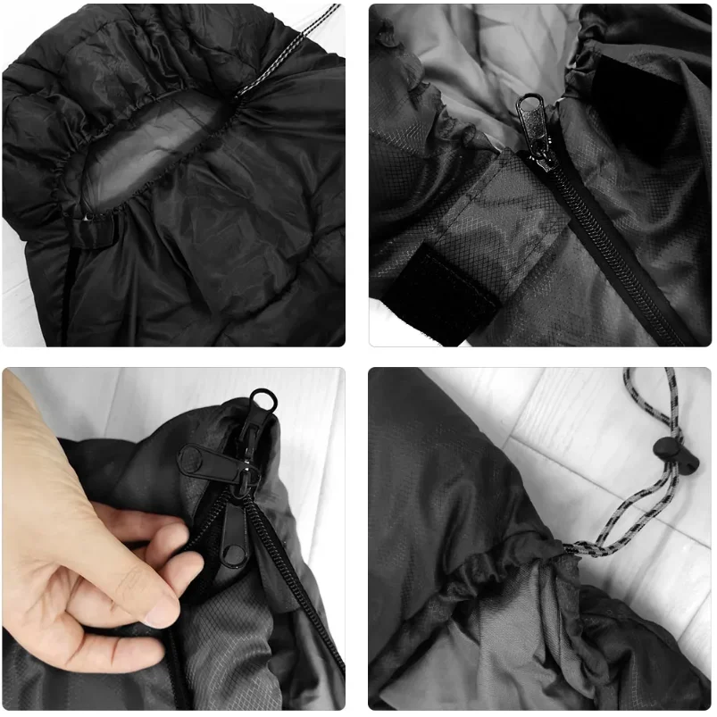 Sac de couchage simple chaud légère 3 saisons 15 à -5°C – Image 3