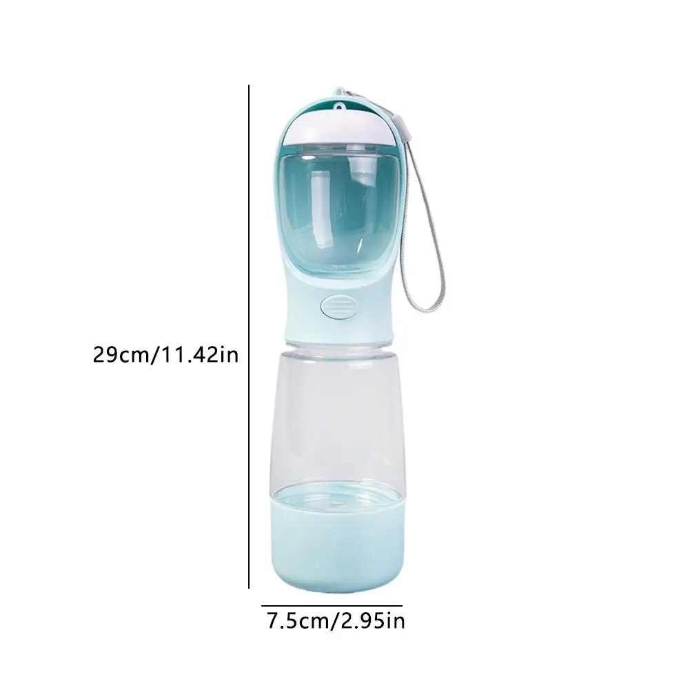Bouteille d'eau portable 3-en-1 distributeur d'eau, de nourriture et sac a crotte – Image 5