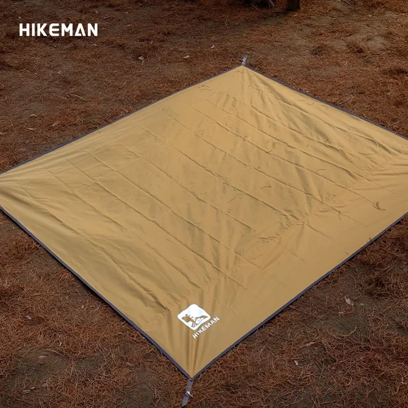 Tapis de sol de camping, portable, pliable imperméable, 210D, Oxford, plage/pique-nique HIKEMN avec attache pour fixation