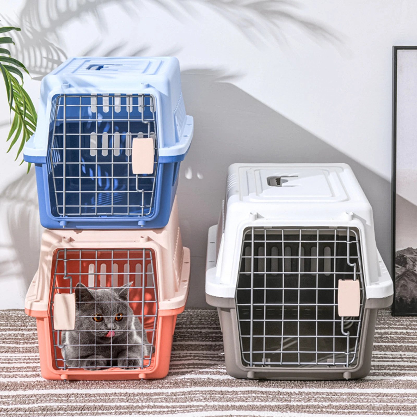 Caisse de voyage portable pour animaux de compagnie petit chien ou chat – Image 2