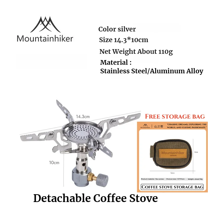 réfaud à gaz Mini brûleur haute puissance 3300 W pour cartouche MOUNTAINHIKER – Image 7