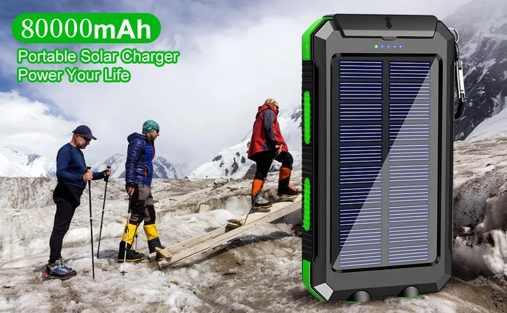 Banque d'énergie solaire 80000mAh – Image 14