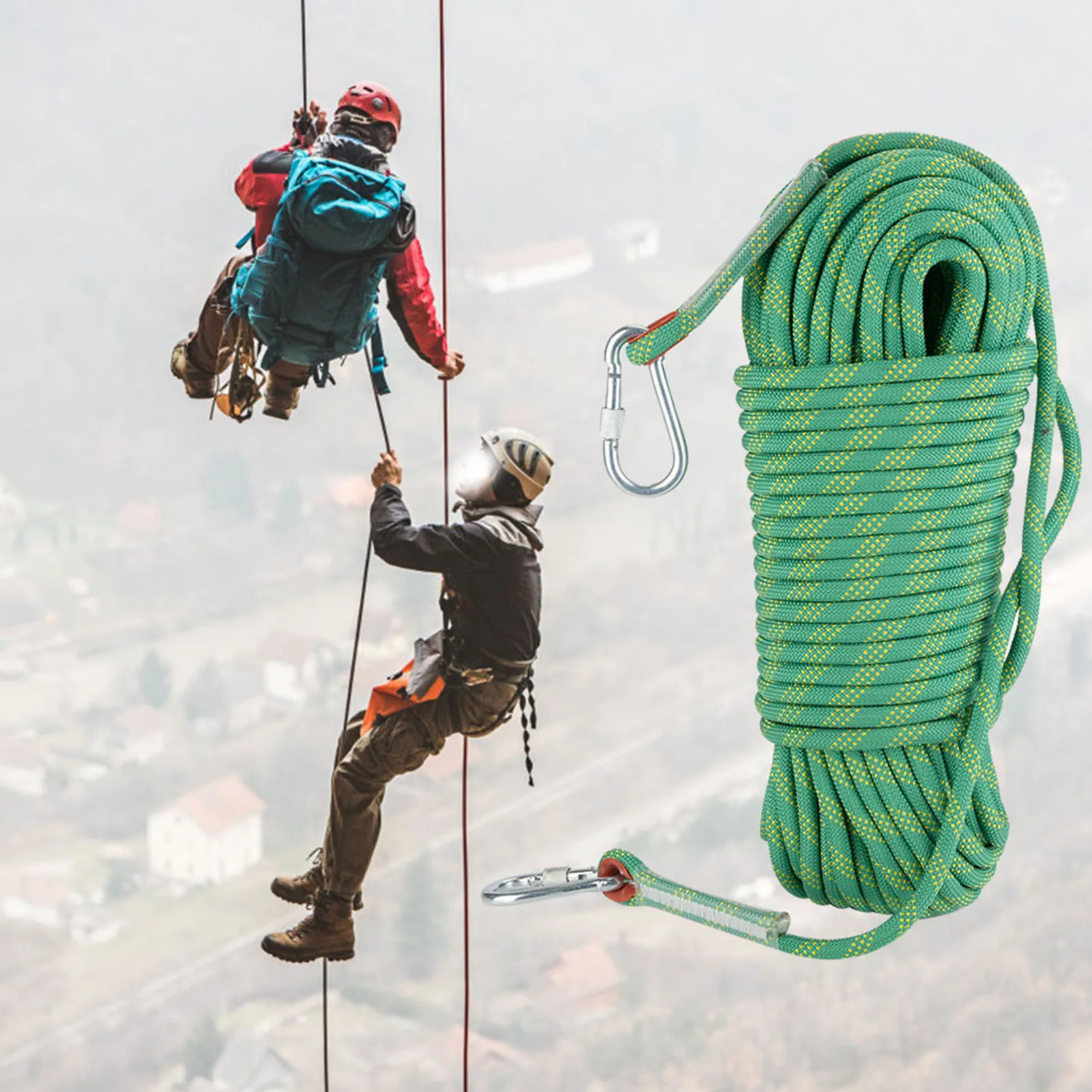 Corde de survie pour escalade en plein air, diamètre 12mm, 30m