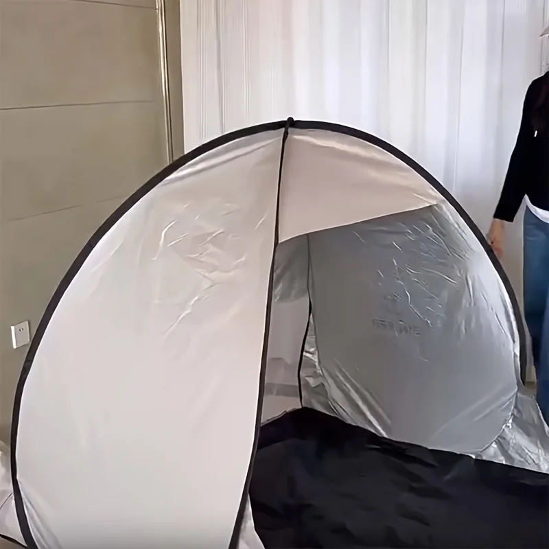 Abris solaire de plage Pop-Up instantanée légère pour 2 à 3 personnes imperméable, coupe-vent, Portable, – Image 2