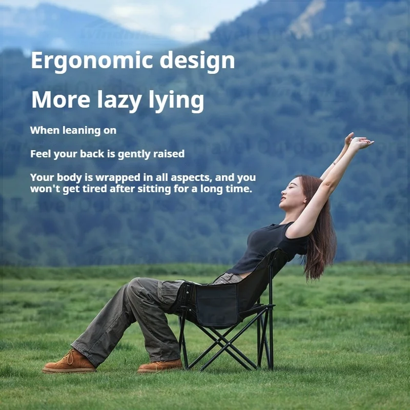 Chaise pliante de camping ultralégère en tissu Oxford différente taille et largeur Naturehike BLACKDOG 600D – Image 4