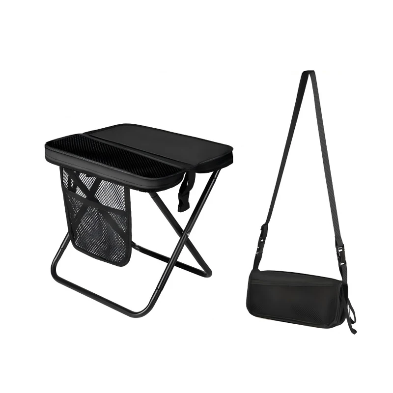 Tabouret ultra-léger ultra compact, pliant pêche camping plein air – Image 7