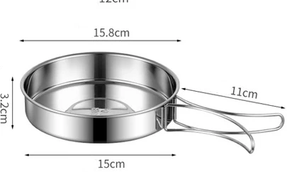Ensemble de casseroles antiadhésives acier inoxydable – Image 11