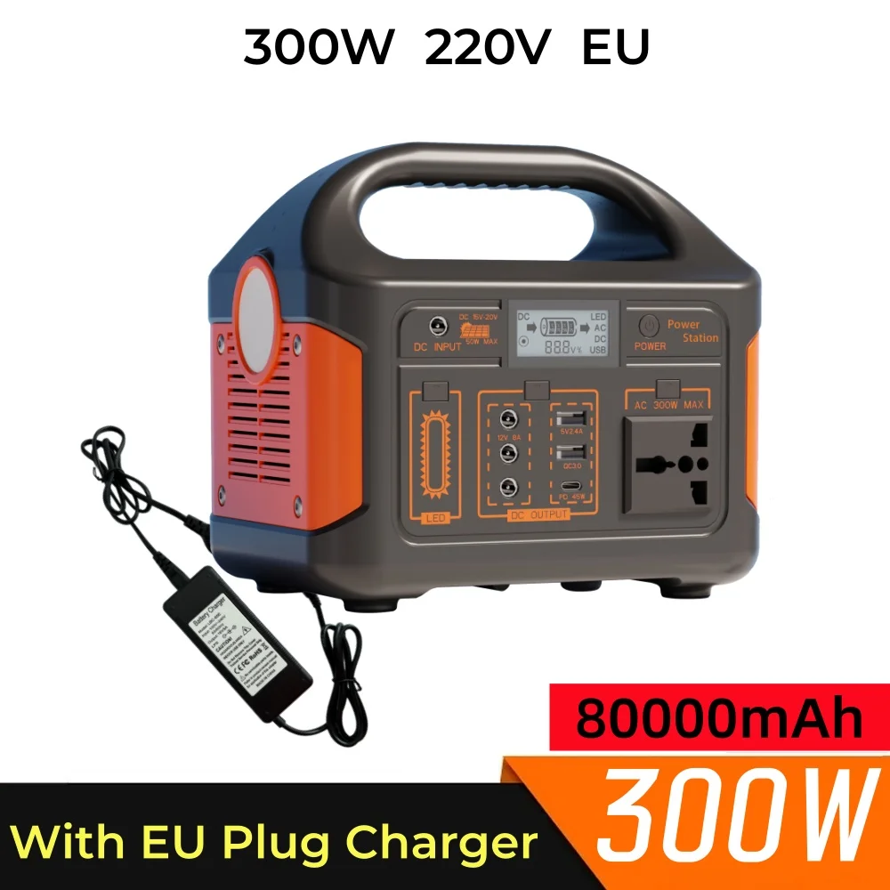 Générateur de centrale solaire portable r 300 W 500 W 110 V 220 V LED B Camping en plein air jsdsola – Image 7