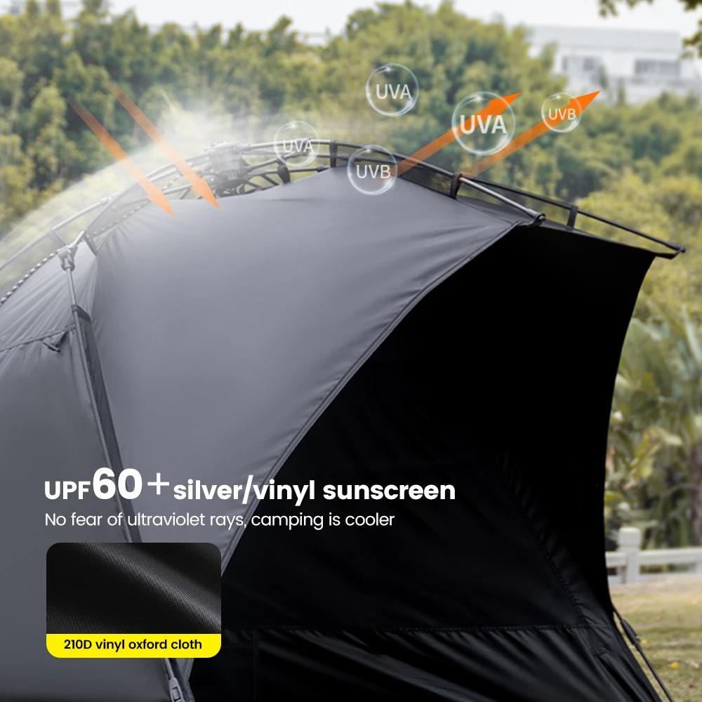 Tente/habrit de camping, ouverture automatique rapide, Sonuto 3-4P – Image 4