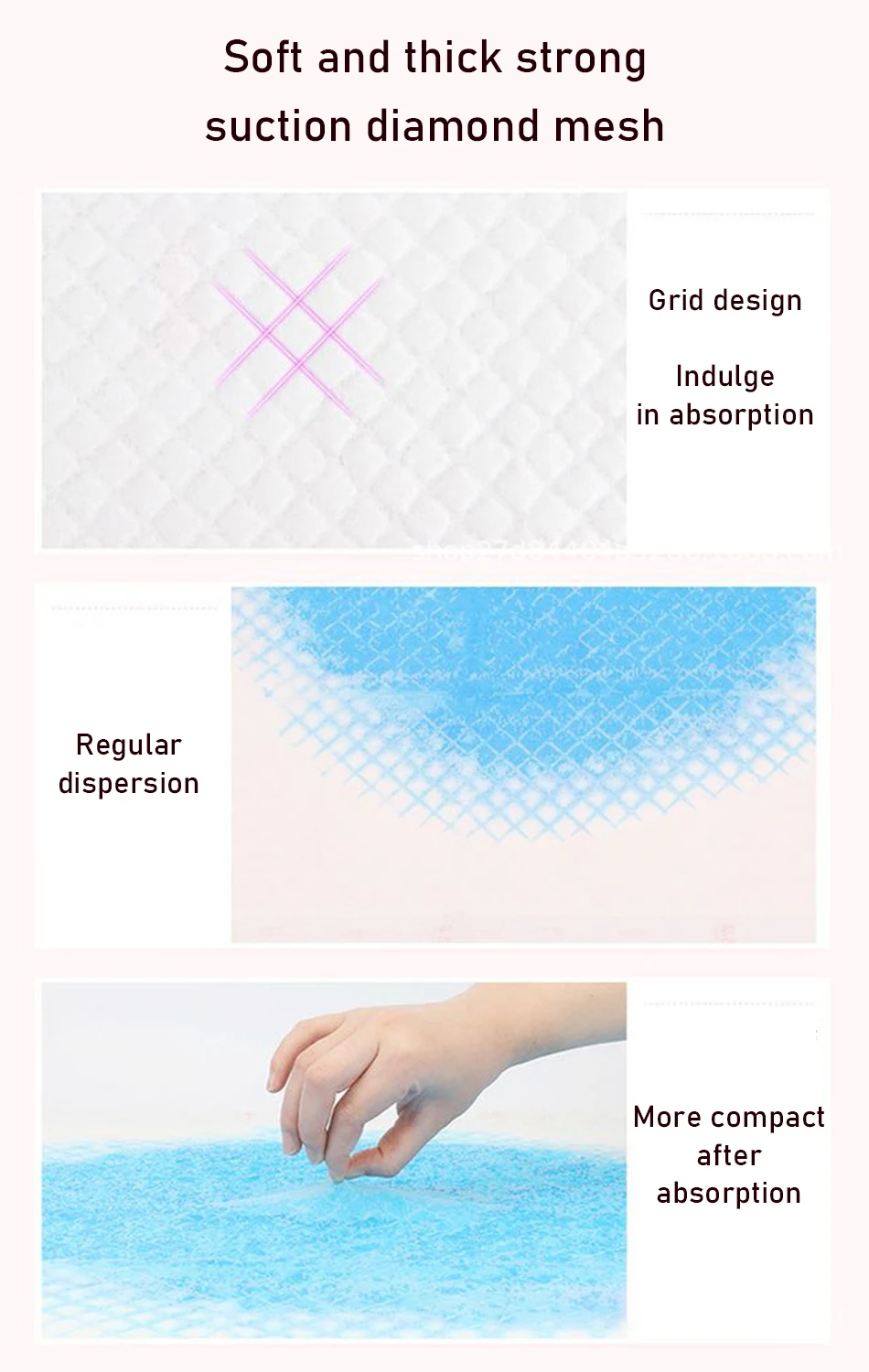 100/50/40/20 Pièces alaise absorbantes jetables – Image 13