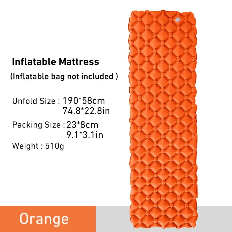 Matelas gonflable ultraléger Coussin d'air d'extérieur Randonnée WESTTUNE – Image 10