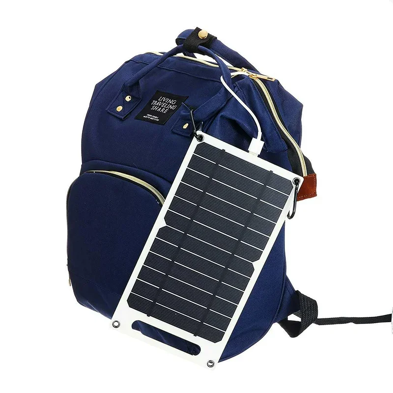 Panneau solaire 5V USB Type-C chargeur téléphone portable – Image 3