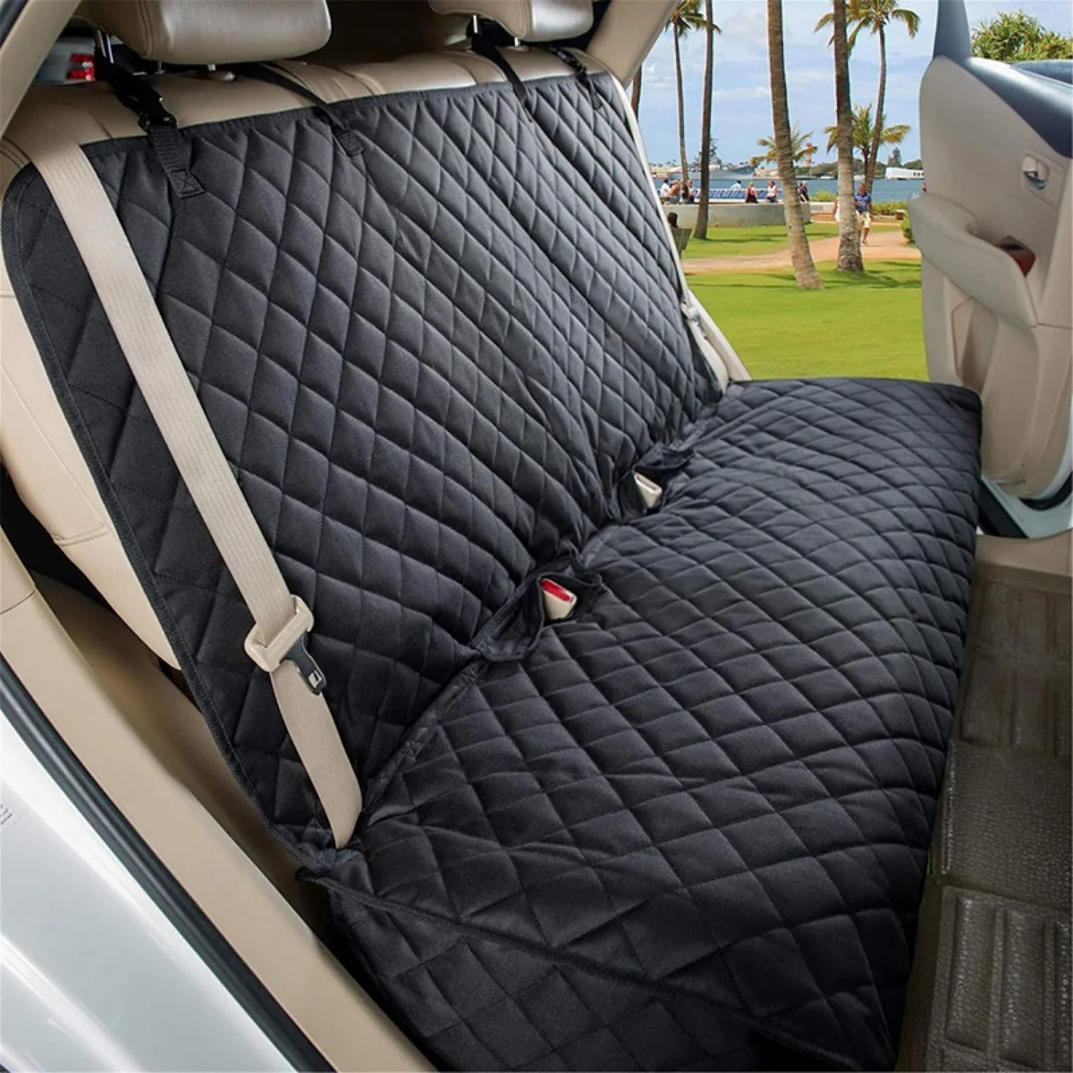 Housse imperméable, tapis de protection de siège arrière – Image 15