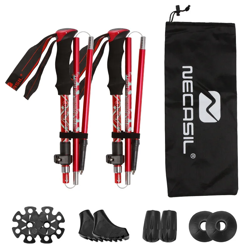 2 bâtons de trekking ultralégers pliables – Image 9